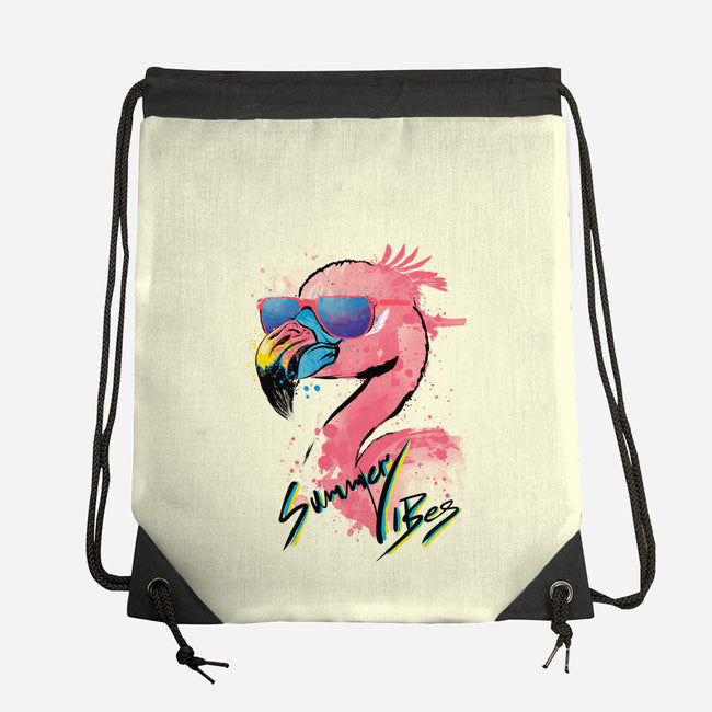 Summer Vibes-None-Drawstring-Bag-DrMonekers