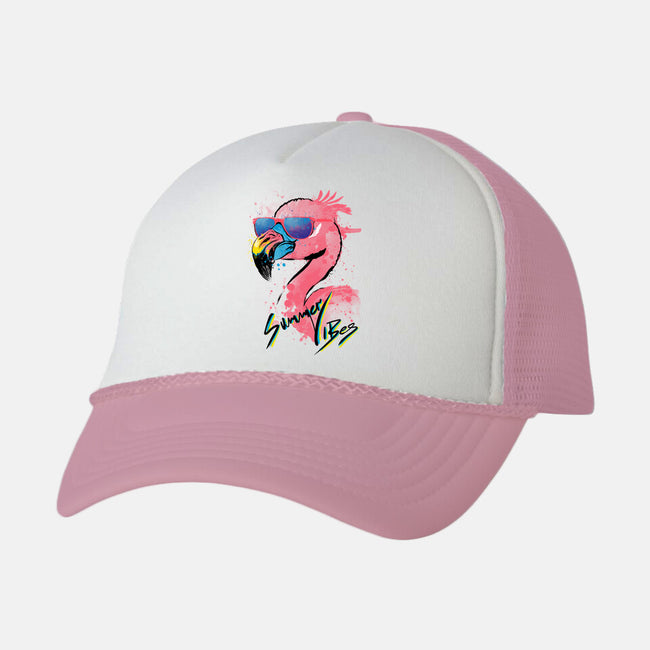 Summer Vibes-Unisex-Trucker-Hat-DrMonekers