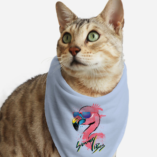 Summer Vibes-Cat-Bandana-Pet Collar-DrMonekers