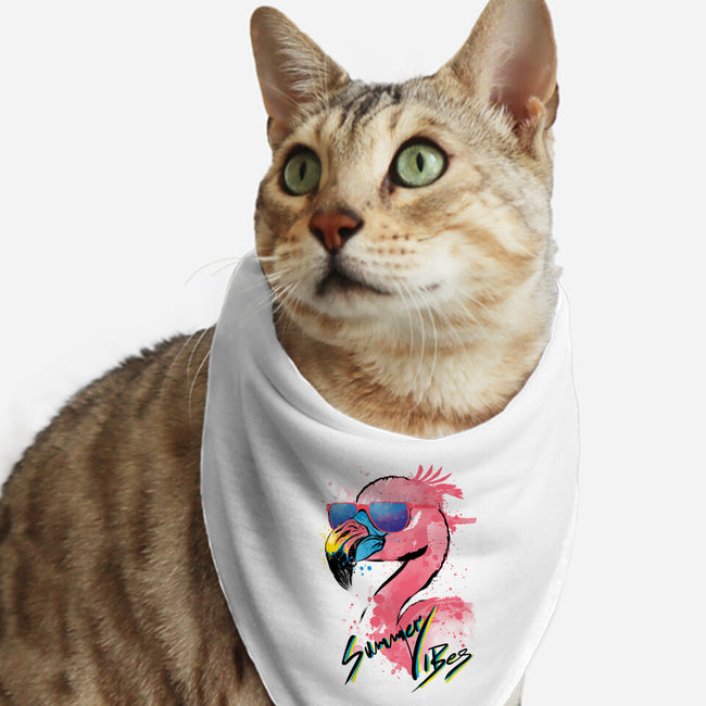 Summer Vibes-Cat-Bandana-Pet Collar-DrMonekers