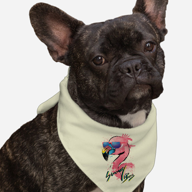 Summer Vibes-Dog-Bandana-Pet Collar-DrMonekers