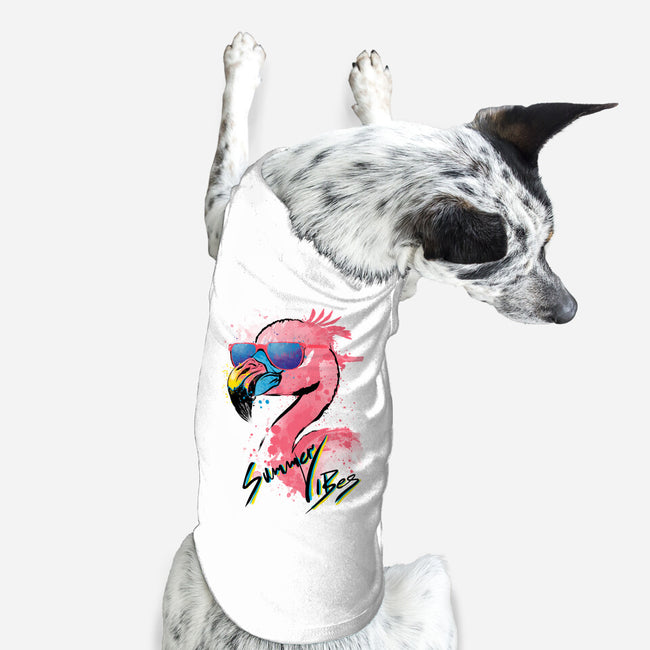 Summer Vibes-Dog-Basic-Pet Tank-DrMonekers