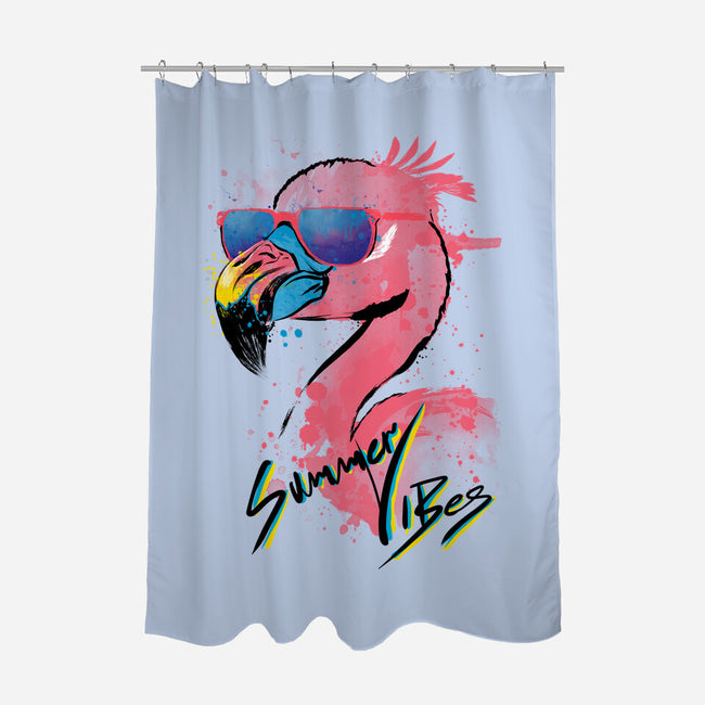 Summer Vibes-None-Polyester-Shower Curtain-DrMonekers
