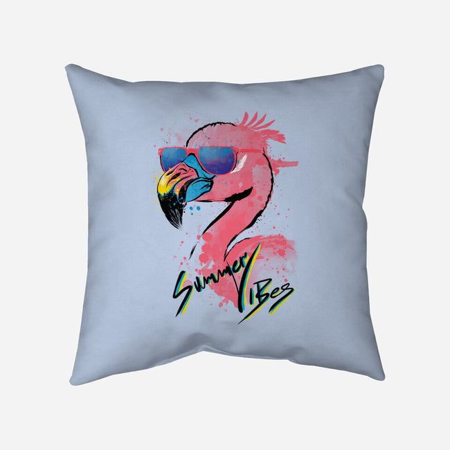 Summer Vibes-None-Non-Removable Cover w Insert-Throw Pillow-DrMonekers