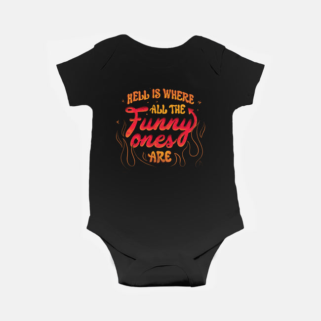 The Funny Ones-Baby-Basic-Onesie-tobefonseca