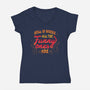 The Funny Ones-Womens-V-Neck-Tee-tobefonseca