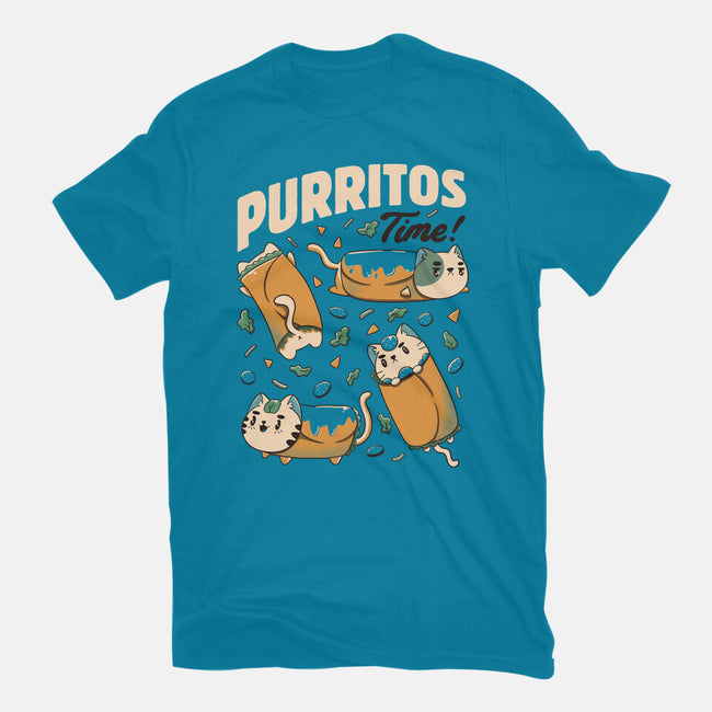 Purritos Time-Womens-Fitted-Tee-tobefonseca