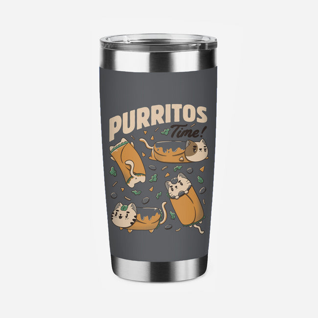Purritos Time-None-Stainless Steel Tumbler-Drinkware-tobefonseca