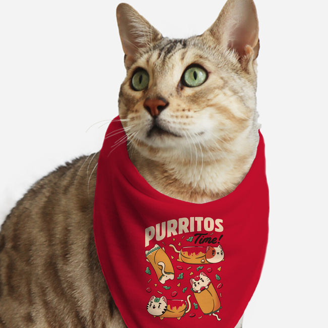 Purritos Time-Cat-Bandana-Pet Collar-tobefonseca