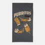 Purritos Time-None-Beach-Towel-tobefonseca