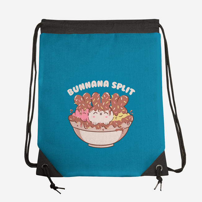 Bunny Banana Split-None-Drawstring-Bag-tobefonseca