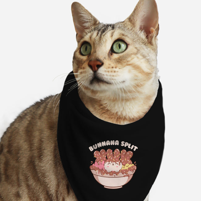 Bunny Banana Split-Cat-Bandana-Pet Collar-tobefonseca