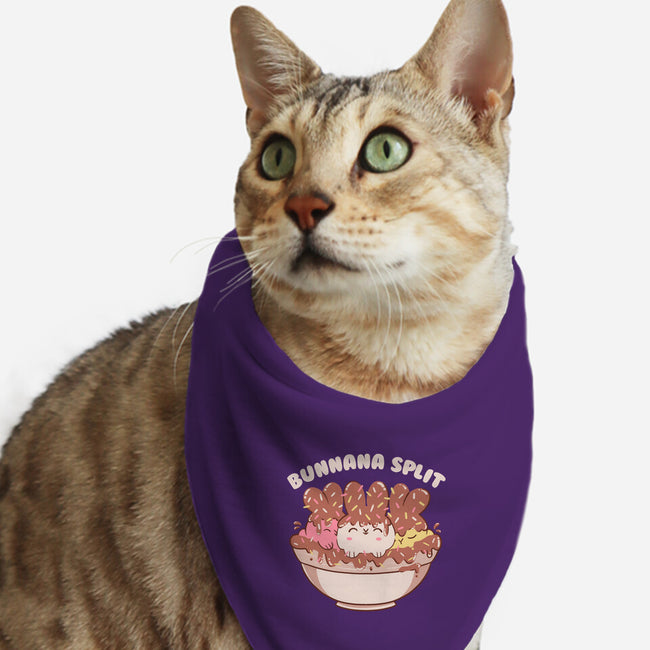 Bunny Banana Split-Cat-Bandana-Pet Collar-tobefonseca