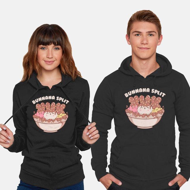 Bunny Banana Split-Unisex-Pullover-Sweatshirt-tobefonseca