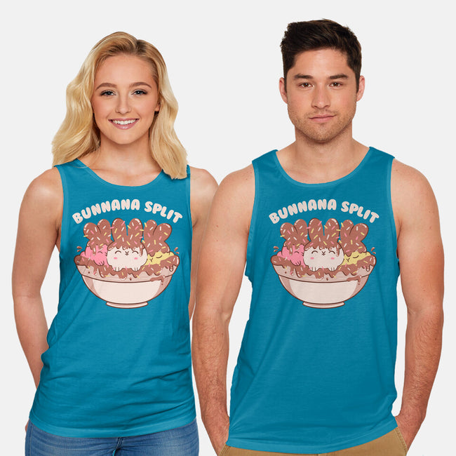 Bunny Banana Split-Unisex-Basic-Tank-tobefonseca