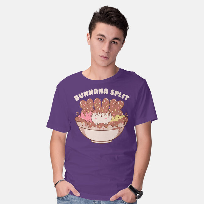 Bunny Banana Split-Mens-Basic-Tee-tobefonseca