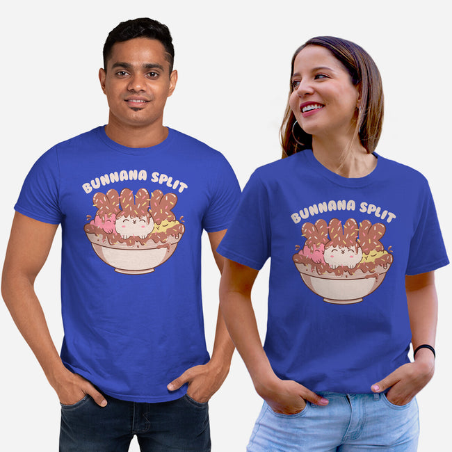 Bunny Banana Split-Unisex-Basic-Tee-tobefonseca