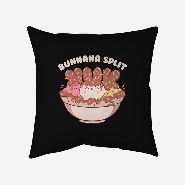 Bunny Banana Split-None-Non-Removable Cover w Insert-Throw Pillow-tobefonseca