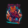 Cyber Samurai Tiger-None-Indoor-Rug-Bruno Mota