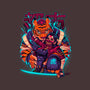 Cyber Samurai Tiger-None-Outdoor-Rug-Bruno Mota