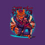 Cyber Samurai Tiger-None-Fleece-Blanket-Bruno Mota