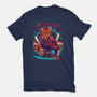 Cyber Samurai Tiger-Womens-Fitted-Tee-Bruno Mota