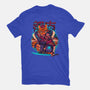 Cyber Samurai Tiger-Womens-Fitted-Tee-Bruno Mota