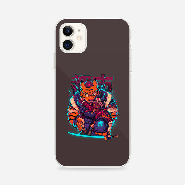 Cyber Samurai Tiger-iPhone-Snap-Phone Case-Bruno Mota