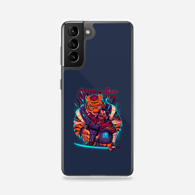 Cyber Samurai Tiger-Samsung-Snap-Phone Case-Bruno Mota