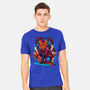 Cyber Samurai Tiger-Mens-Heavyweight-Tee-Bruno Mota