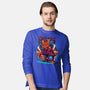 Cyber Samurai Tiger-Mens-Long Sleeved-Tee-Bruno Mota