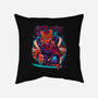 Cyber Samurai Tiger-None-Non-Removable Cover w Insert-Throw Pillow-Bruno Mota