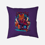 Cyber Samurai Tiger-None-Removable Cover w Insert-Throw Pillow-Bruno Mota