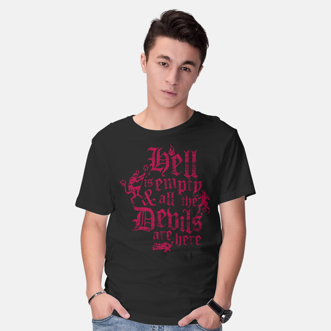 All The Devils Are Here-Mens-Basic-Tee-Nemons