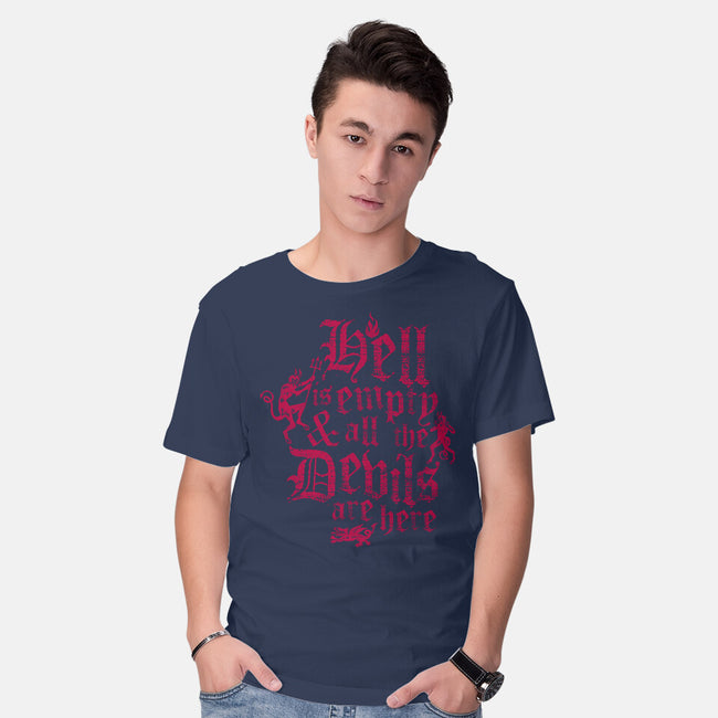 All The Devils Are Here-Mens-Basic-Tee-Nemons