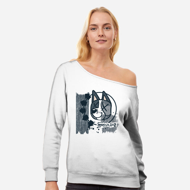 Muffin-182-Womens-Off Shoulder-Sweatshirt-dalethesk8er