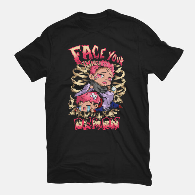 Face Your Inner Demon-Youth-Basic-Tee-barobaro