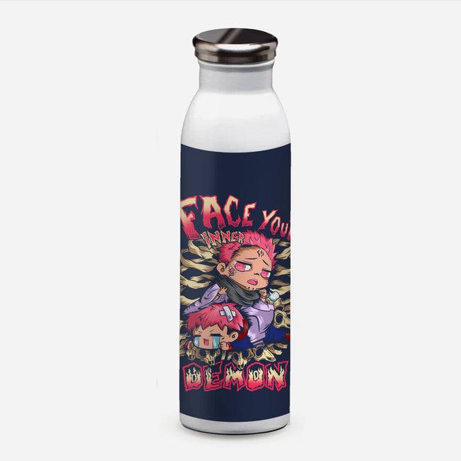 Face Your Inner Demon-None-Water Bottle-Drinkware-barobaro