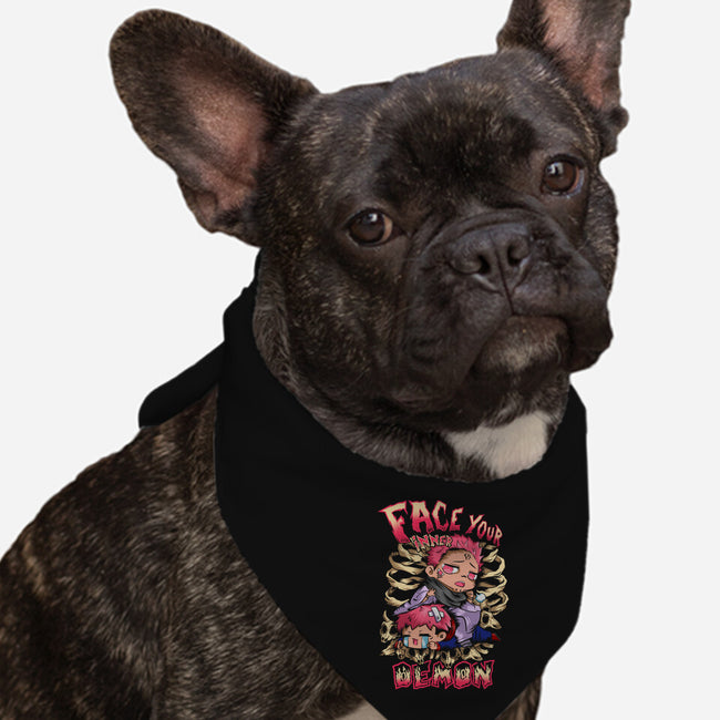 Face Your Inner Demon-Dog-Bandana-Pet Collar-barobaro