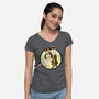 Look Wombat-Womens-V-Neck-Tee-MarianoSan