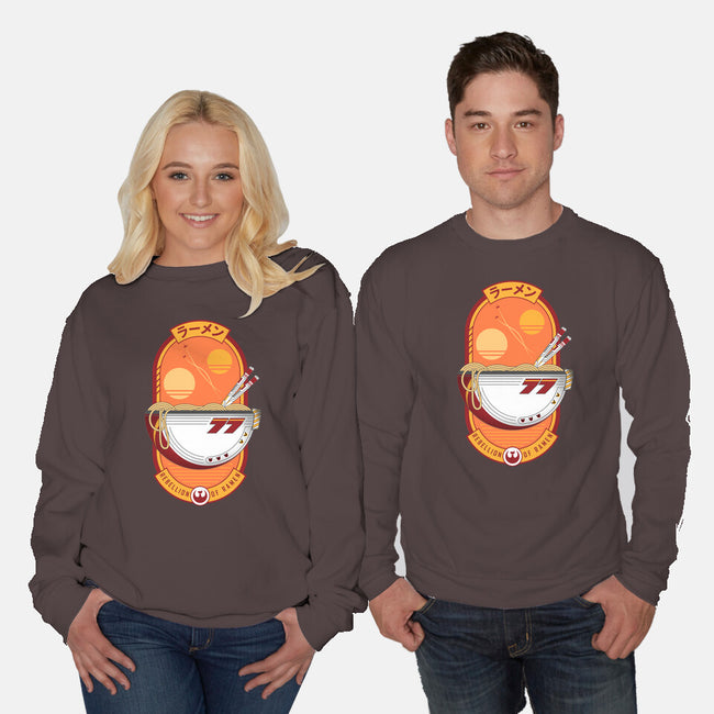 Rebellion Of Ramen-Unisex-Crew Neck-Sweatshirt-sachpica