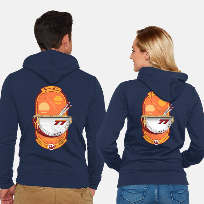 Rebellion Of Ramen-Unisex-Zip-Up-Sweatshirt-sachpica