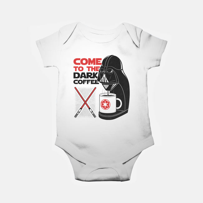 Come To The Dark Coffee-Baby-Basic-Onesie-Umberto Vicente