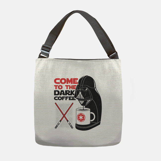 Come To The Dark Coffee-None-Adjustable Tote-Bag-Umberto Vicente