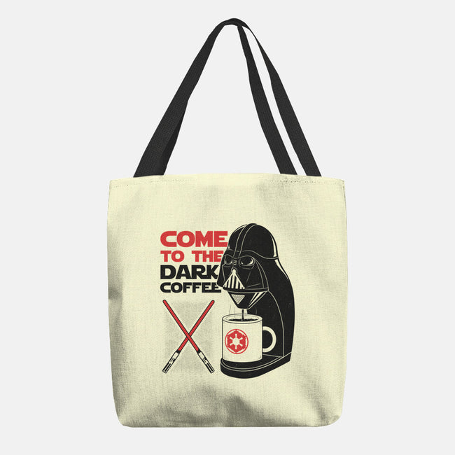 Come To The Dark Coffee-None-Basic Tote-Bag-Umberto Vicente