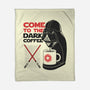 Come To The Dark Coffee-None-Fleece-Blanket-Umberto Vicente