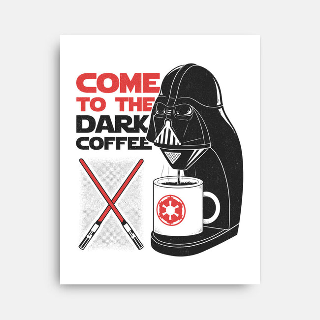 Come To The Dark Coffee-None-Stretched-Canvas-Umberto Vicente