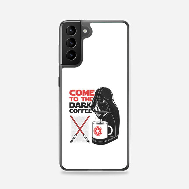 Come To The Dark Coffee-Samsung-Snap-Phone Case-Umberto Vicente