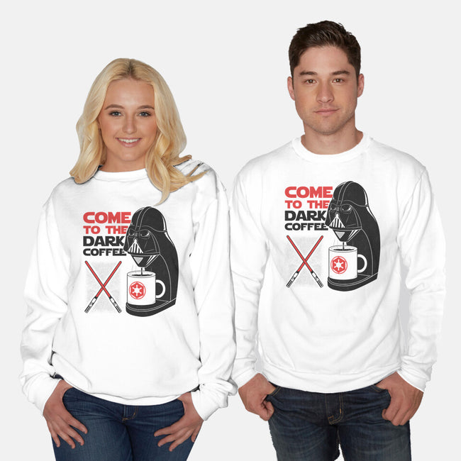 Come To The Dark Coffee-Unisex-Crew Neck-Sweatshirt-Umberto Vicente