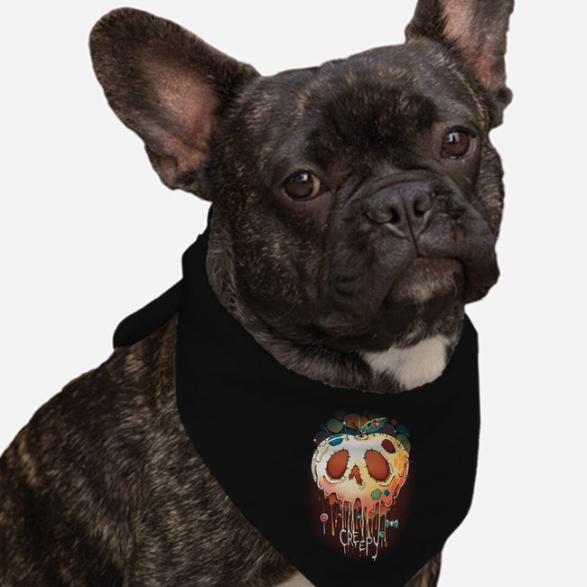 Creepy Apple-Dog-Bandana-Pet Collar-Vallina84